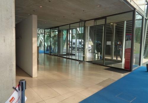 Der Empfang im Gebäude
