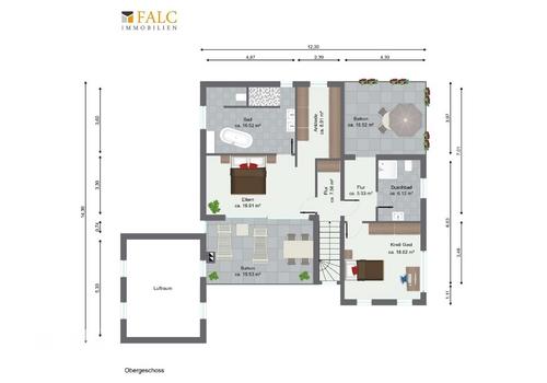 Grundriss Obergeschoss