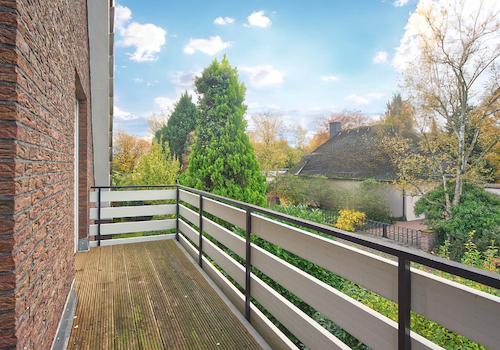 Balkon in Südwestlage
