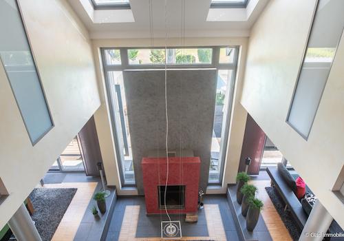 Blick ins Kaminzimmer