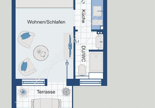 Skizze Appartement Wyk