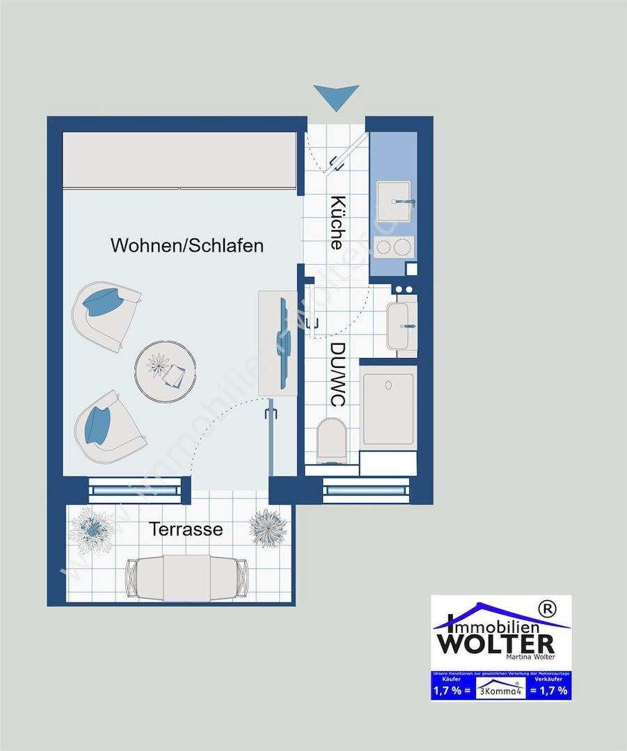 Skizze Appartement Wyk