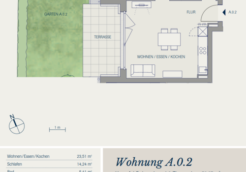 Grundriss Haus A Wohnung 0.2