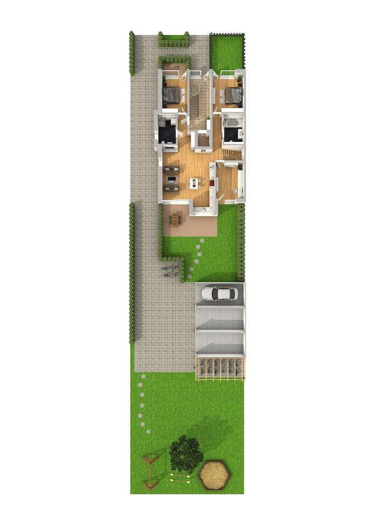 Grundriss EG alle Flächen