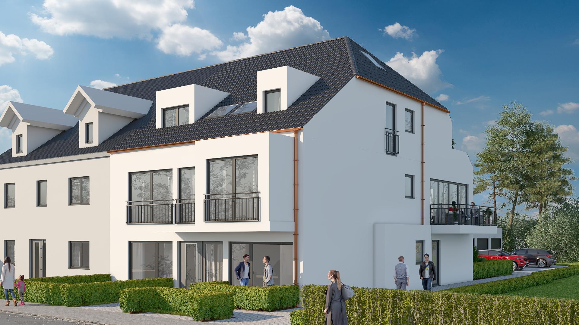 Visualisierung Außenansicht von Straße