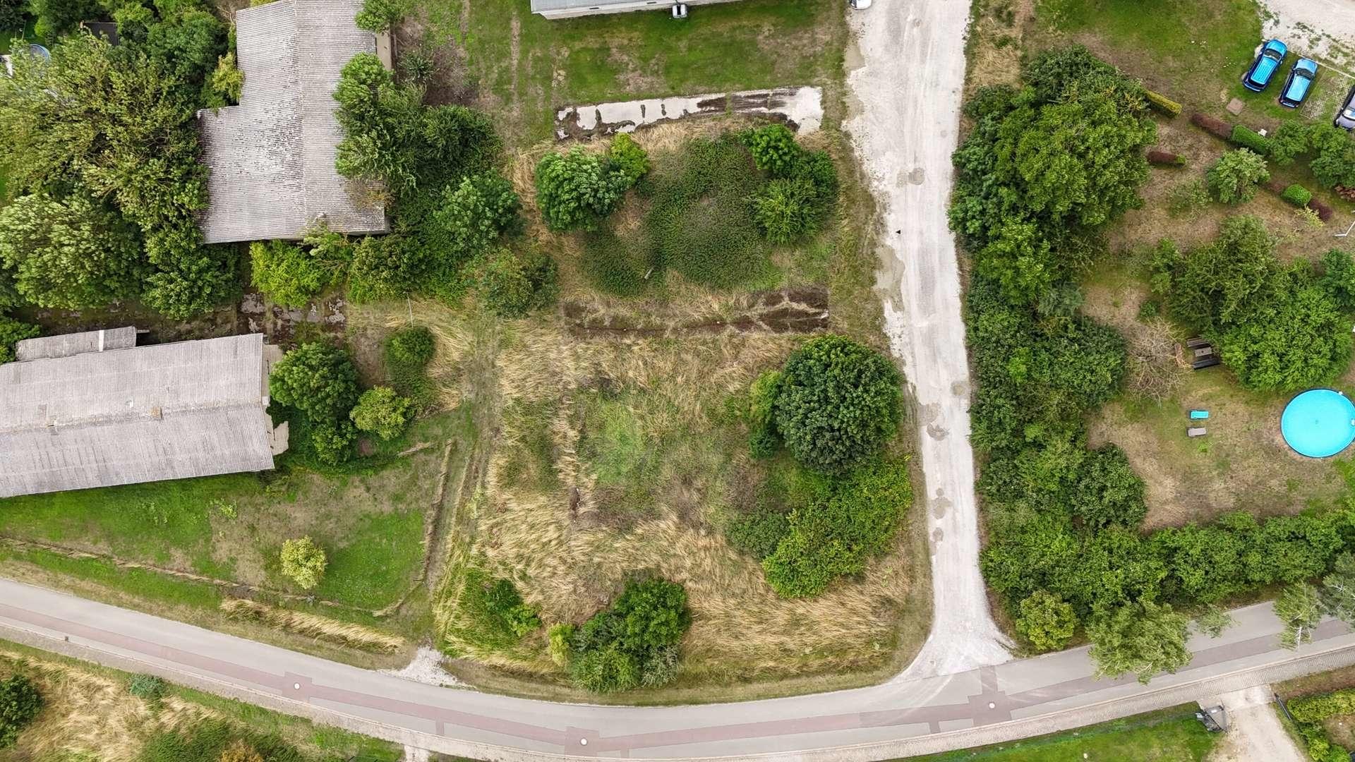 Grundstück Vogelperspektive