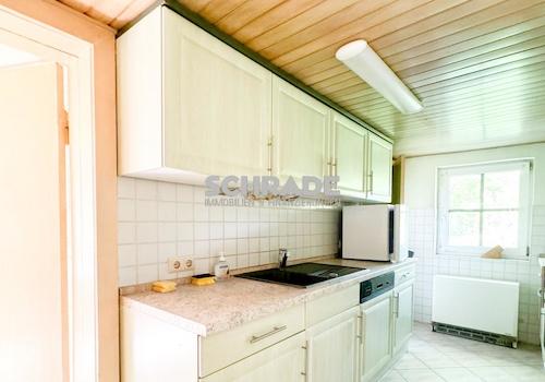 ...und die Küche ist schon drin