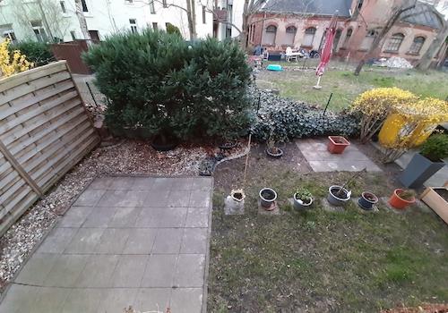 Terrasse mit Gartenanteil (WE1) 