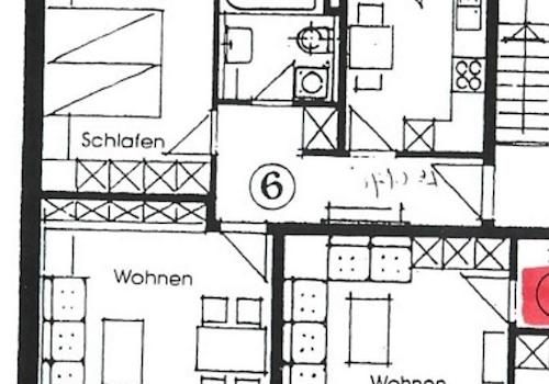 Grundriss WE 6 