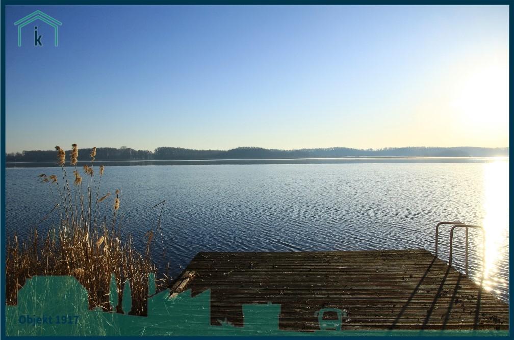 1917 Blick über den See, schön zu jeder Tageszeit