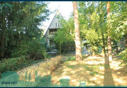 1917 Blick vom See zur Villa 