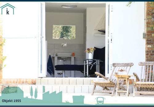 1955 Blick ins Poolhaus