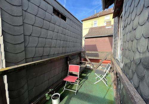 Balkon zur DG Wohnung