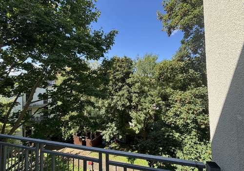Blick vom Balkon 