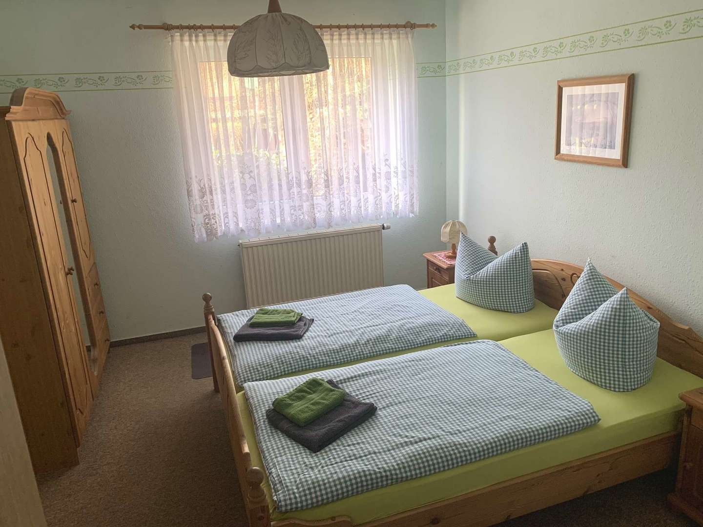 Schlafzimmerbsp. Pension