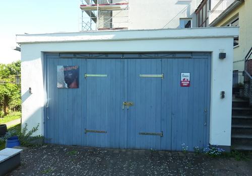ehemalige Doppelgarage, jetzt Hobbyraum