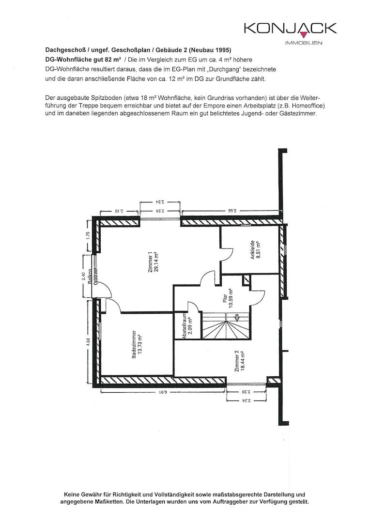 Gebäude 2 - DG