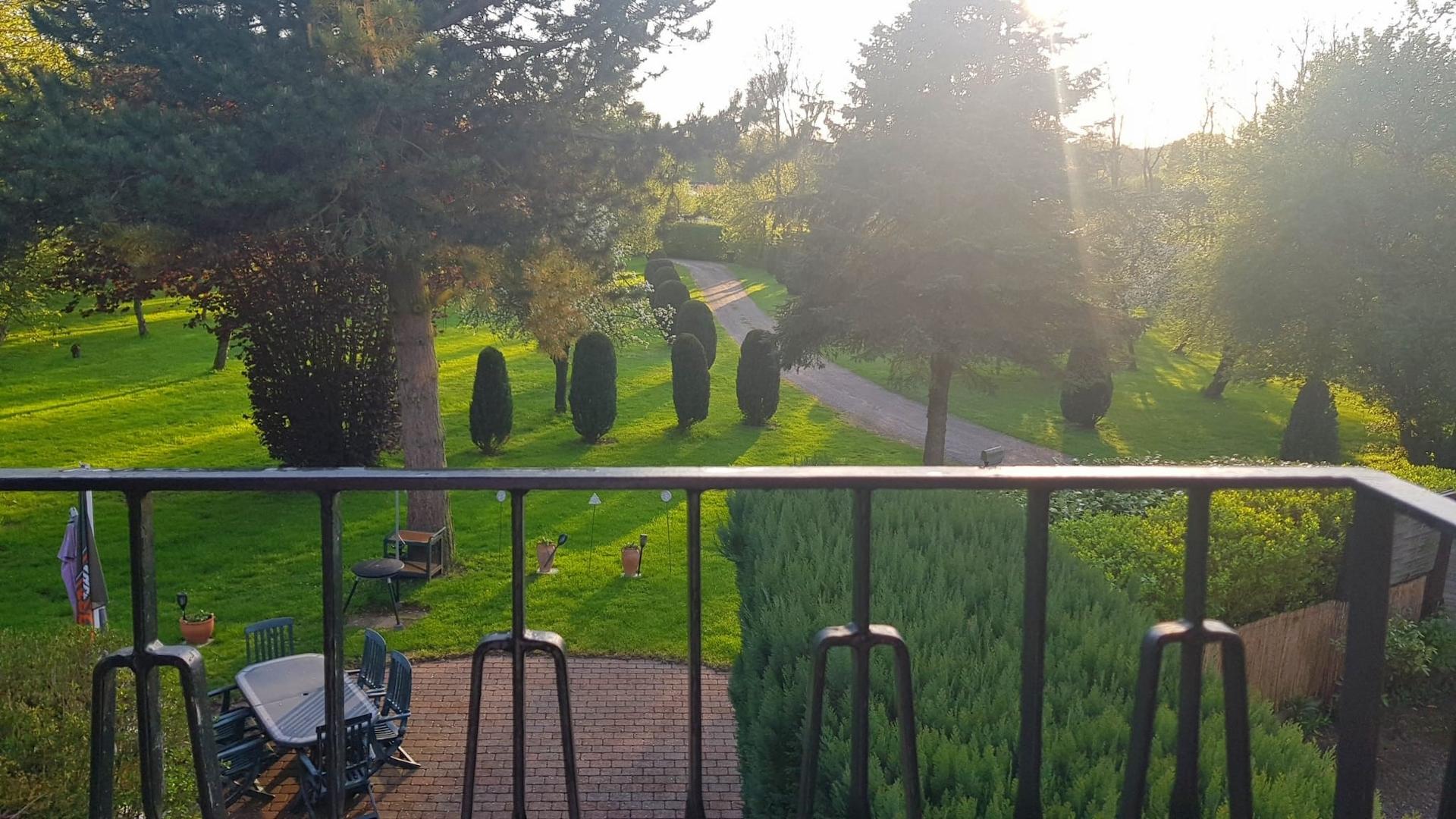 Blick vom Schlafzimmer