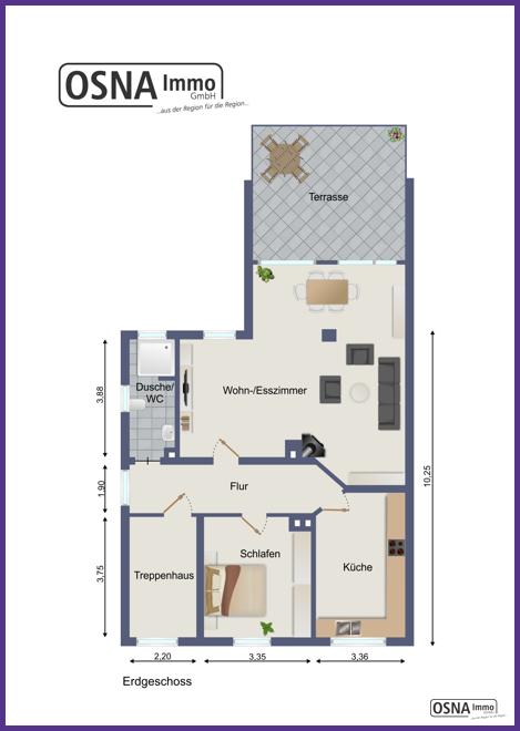 Grundriss Erdgeschoss