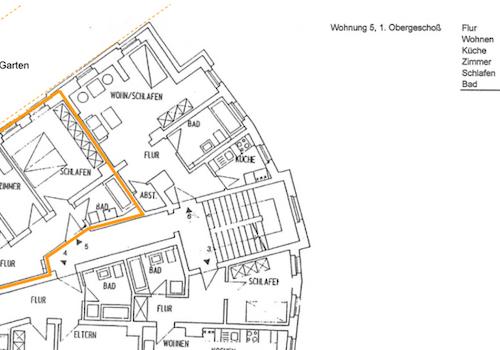 Grundriss 1. Obergeschoss