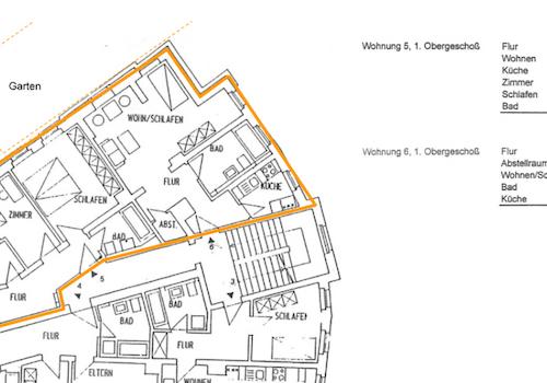 Grundriss 1. Obergeschoss