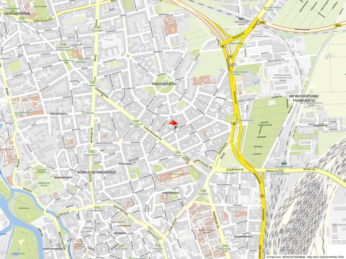 Geolyzer Kartenausschnitt