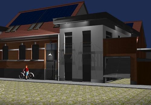 Straßenansicht Nachts