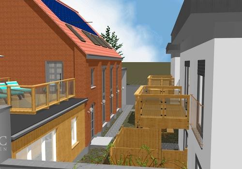 Gemeinschaftshaus mit Pool