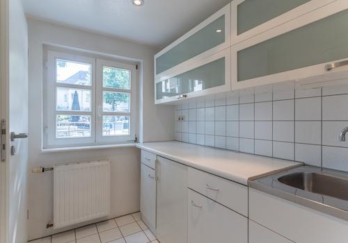 Küche mit Blick zum Marktplatz