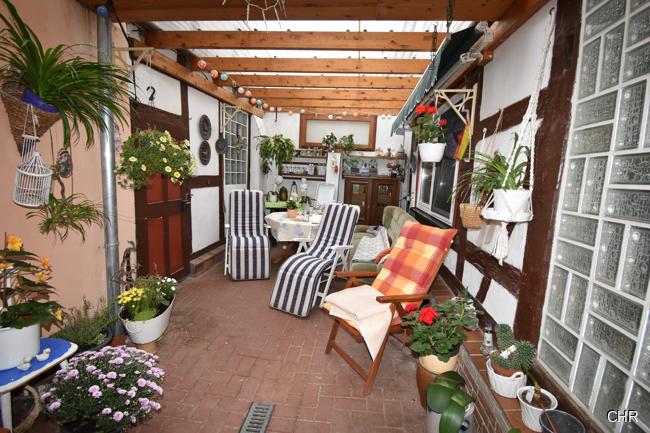 überdachter Wintergarten