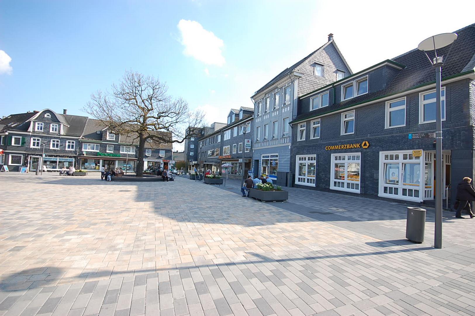 Haus, vom Markt aus
