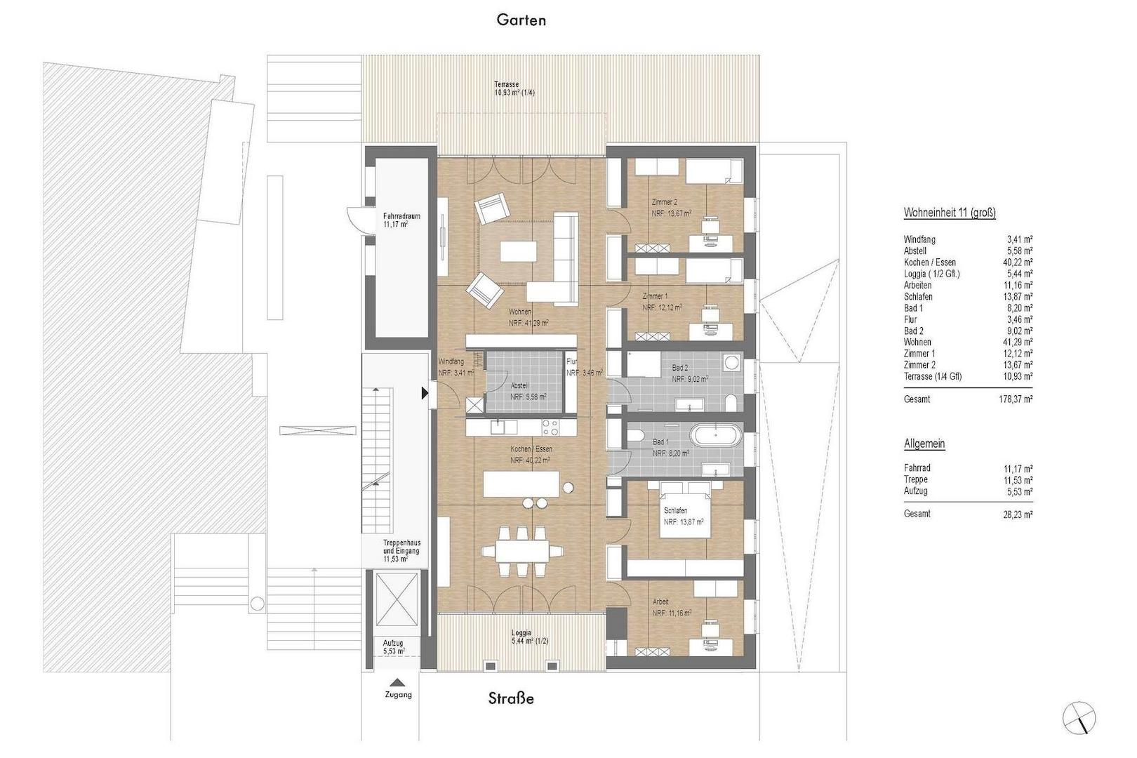 Grundriss WE 11 groß