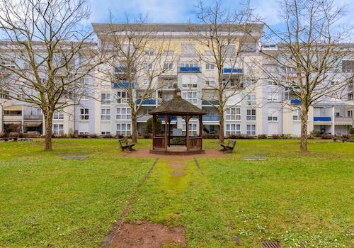 Hof der Mehrfamilienhäuser