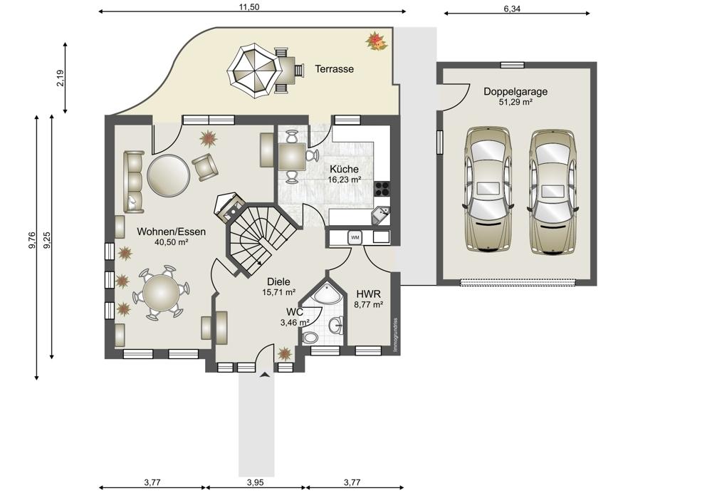 Grundriss EG
