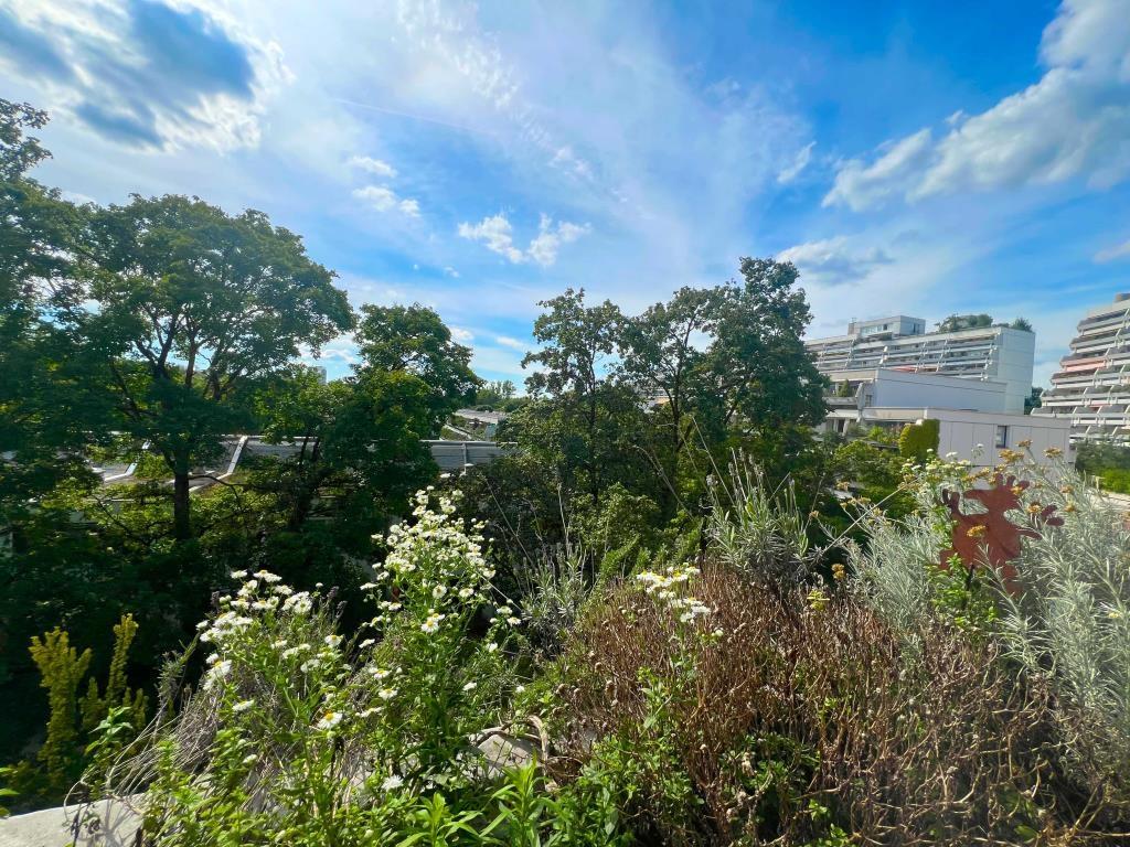 Balkon Ausblick Oben