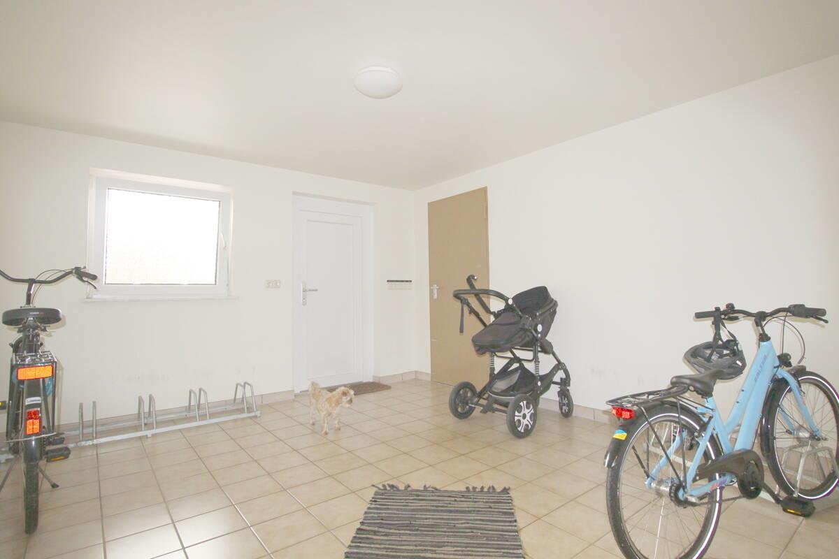 Gemeinschaftlicher Fahrradabstellraum im Souterrain