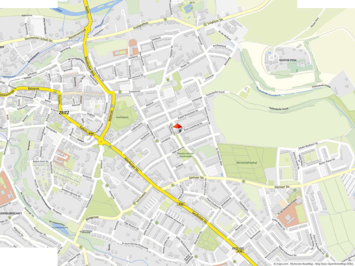 Geolyzer Kartenausschnitt