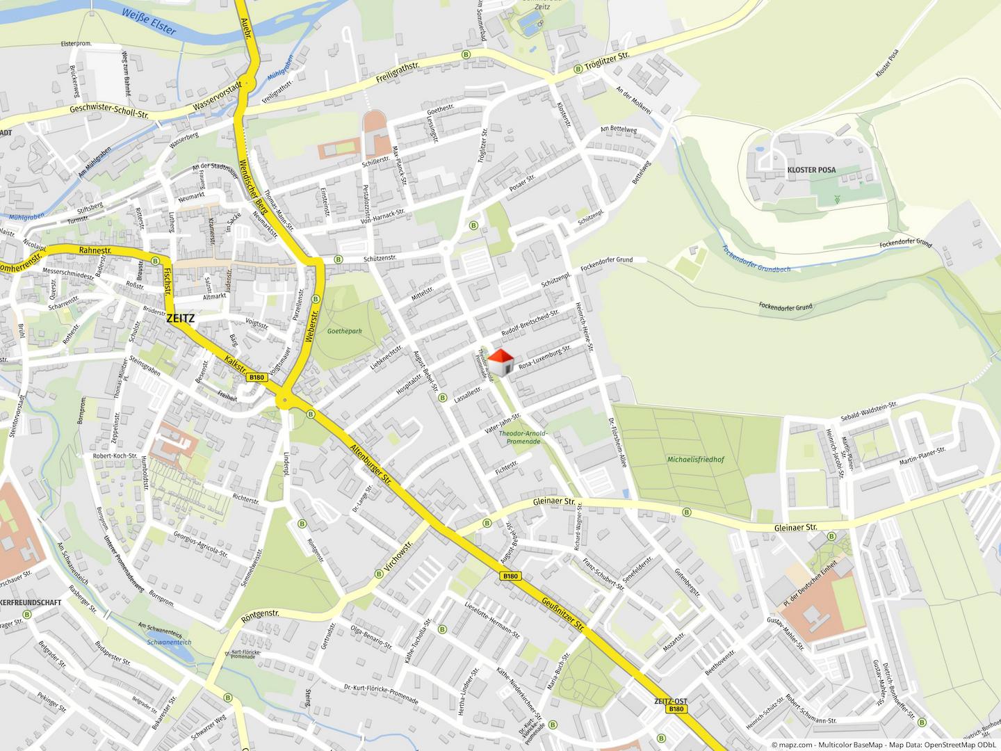 Geolyzer Kartenausschnitt