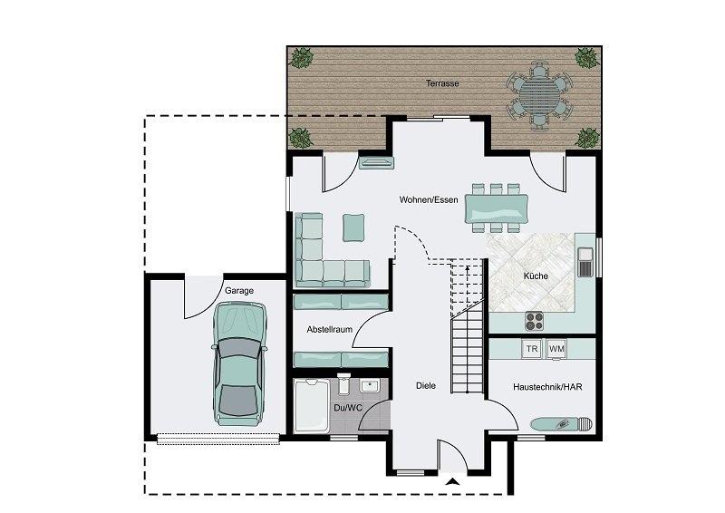 Grundriss Erdgeschoss