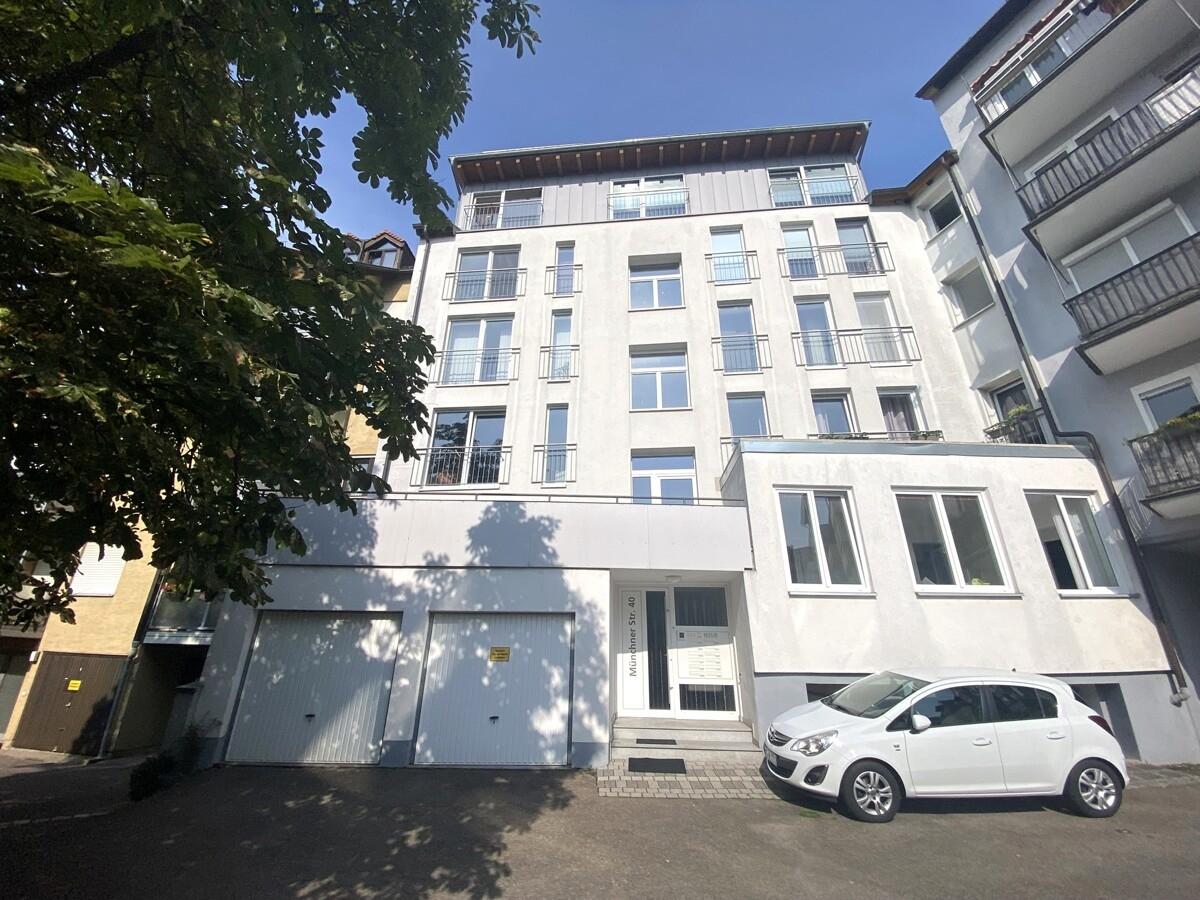 Rückansicht des Gebäudes