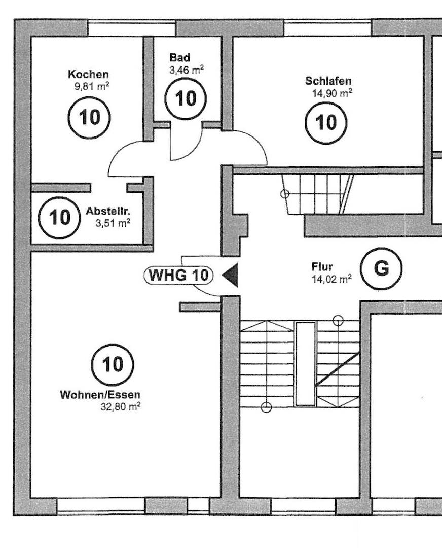 Grundriss Whg 10