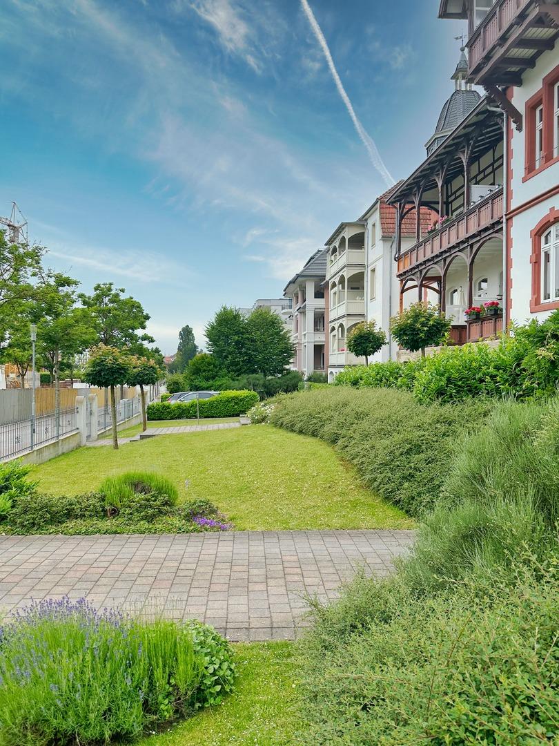 Aussenansicht Empfangsgebäude