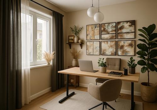 Visualisierung- Arbeitszimmer