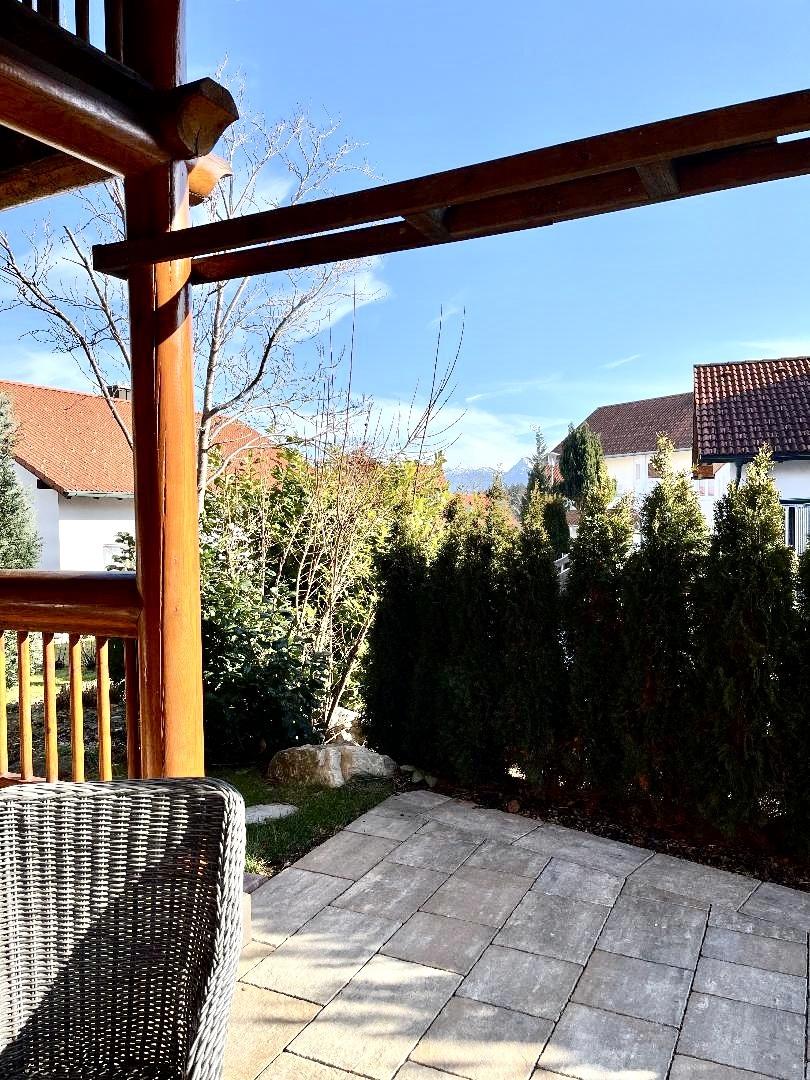 Terrasse mit Bergblick