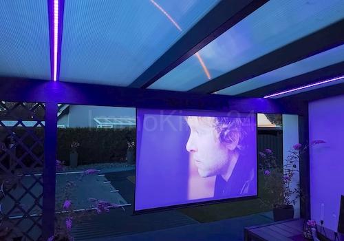 KINOLEINWAND TERRASSE