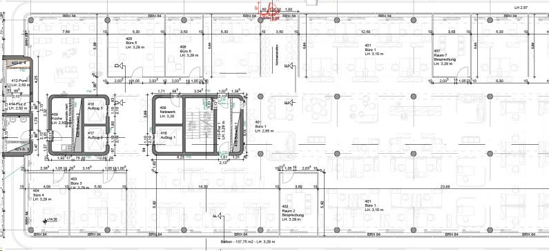 aktueller Grundriss Florianstr. 1 OG 4