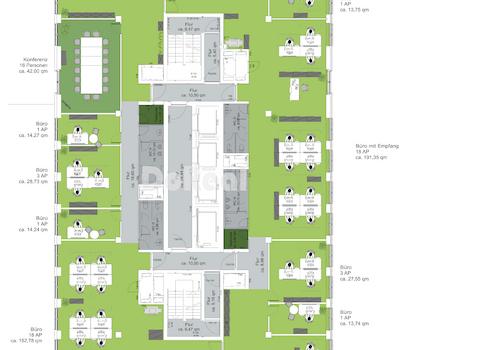 Beispiel Kombi/Teambüros