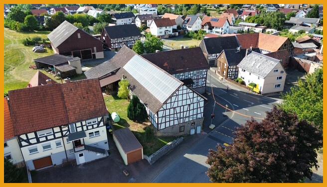 Seitenansicht auf das Objekt