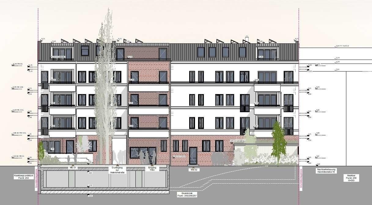 Ansicht Hof Vorderhaus