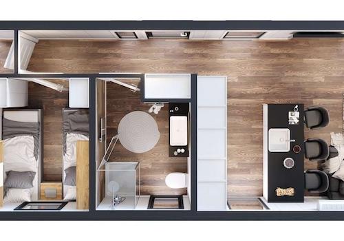 Beispielgrundriss Tiny House